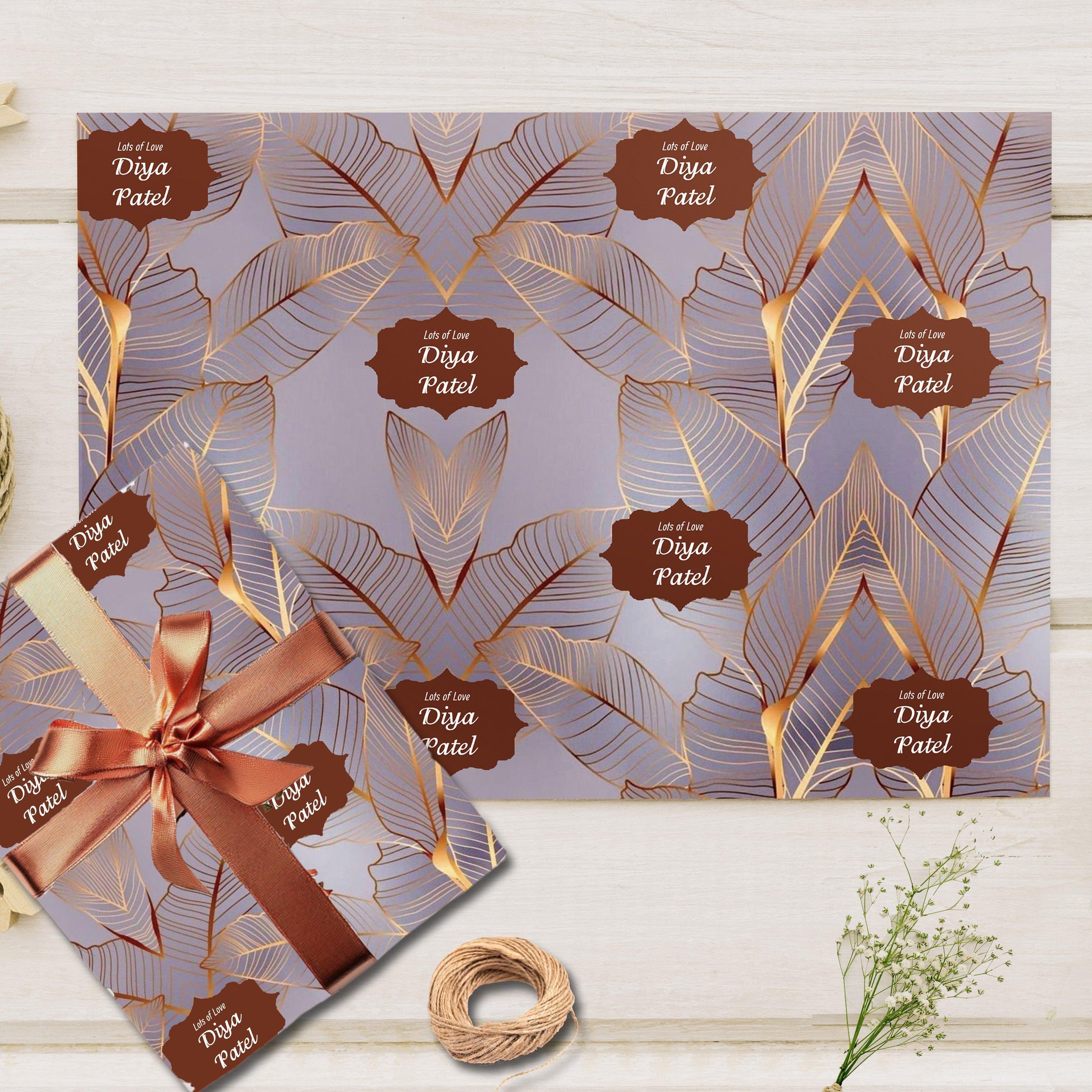 Custom Gift Wrapping Paper - Rustic Radiance Design