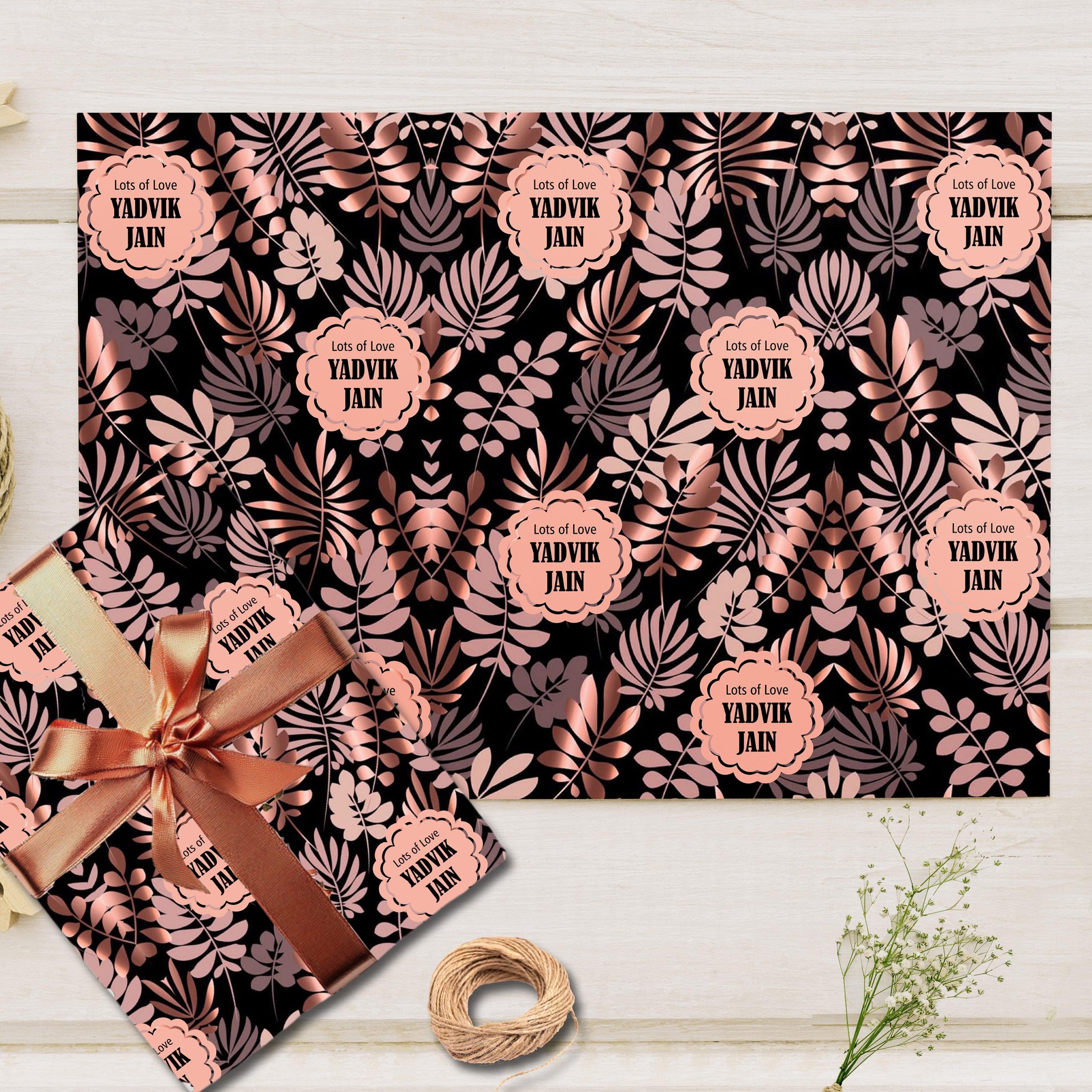 Custom Gift Wrapping Paper - Sapphire Garden Design