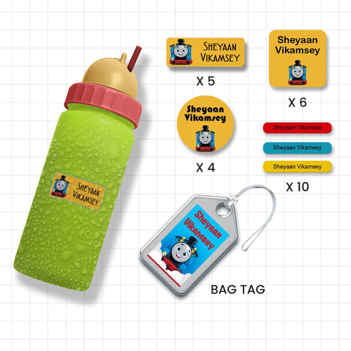 Assorted Shapes Waterproof Labels - Thomas & Friends Theme Chatterbox Labels