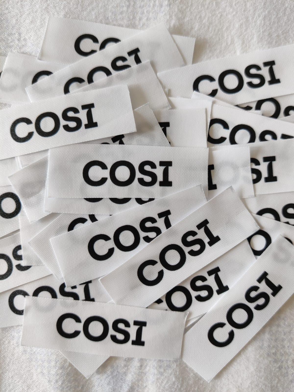 Sew On Fabric Labels for Clothing - Set of 50 Chatterbox Labels