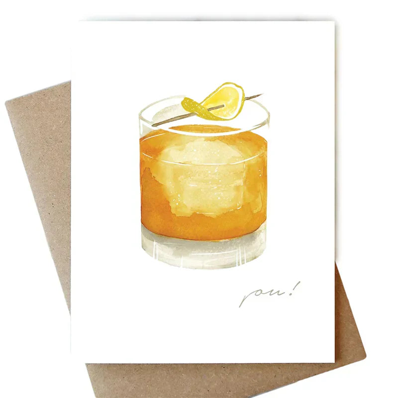 Whiskey Cheers Card