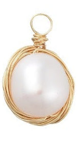 Baroque Pearl Charm