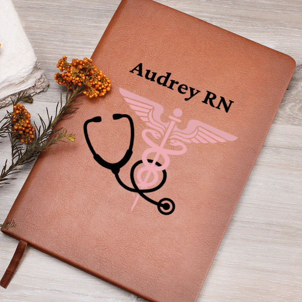 Personalized Nurses Leather Notebook – A Sophisticated Gift for Every Nurse