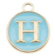 blue- H