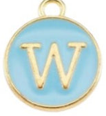 blue- W