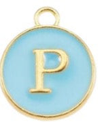 blue- P