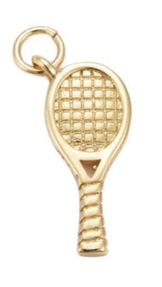 Tennis Racquet Charm