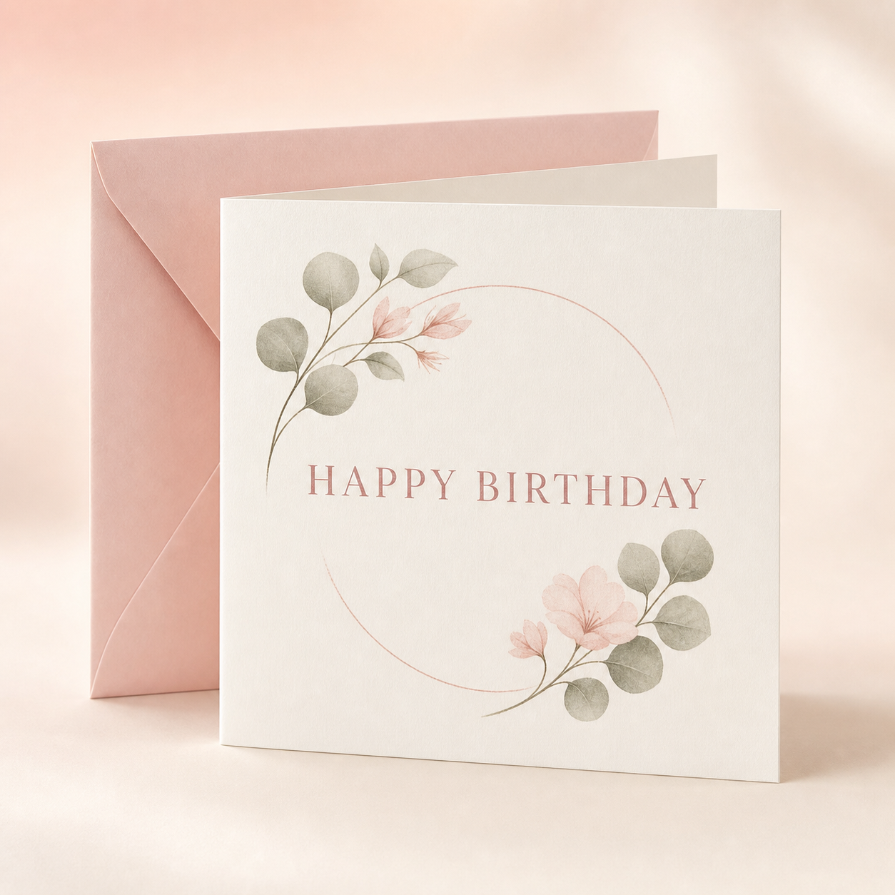 Happy Birthday greeting card