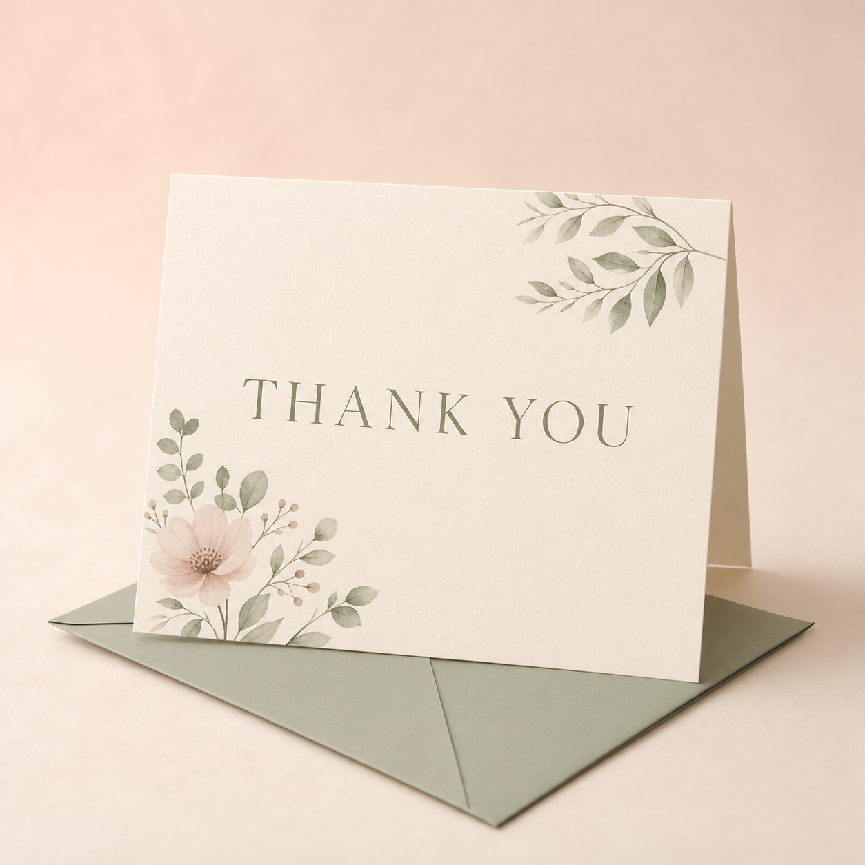 Thank You greeting card