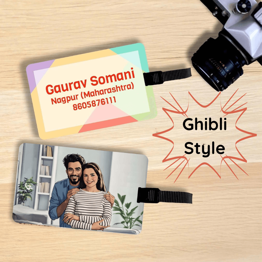 Personalised Luggage Tags with Photo or Logo