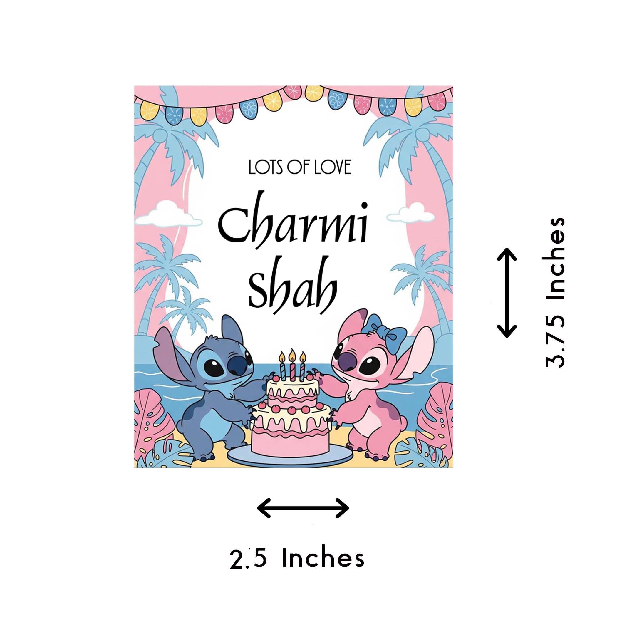 Gift tags / Gift Stickers - Lilo & Stitch Design