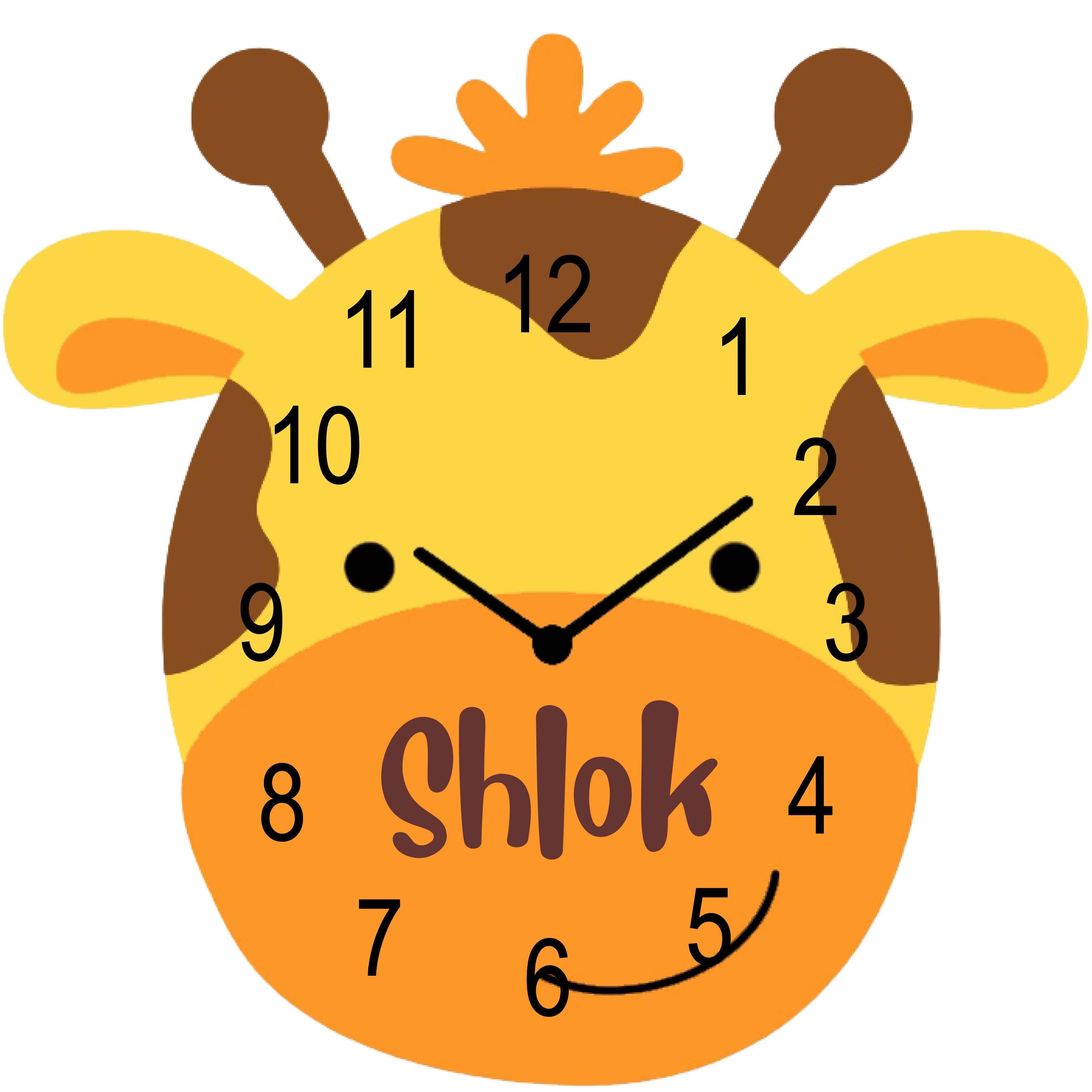 Personalised Acrylic Wall Clock - Neck of Time