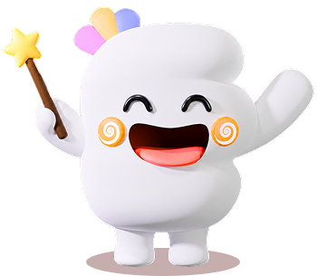 Easify mascot cheering