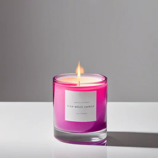 Pink lemonade candle