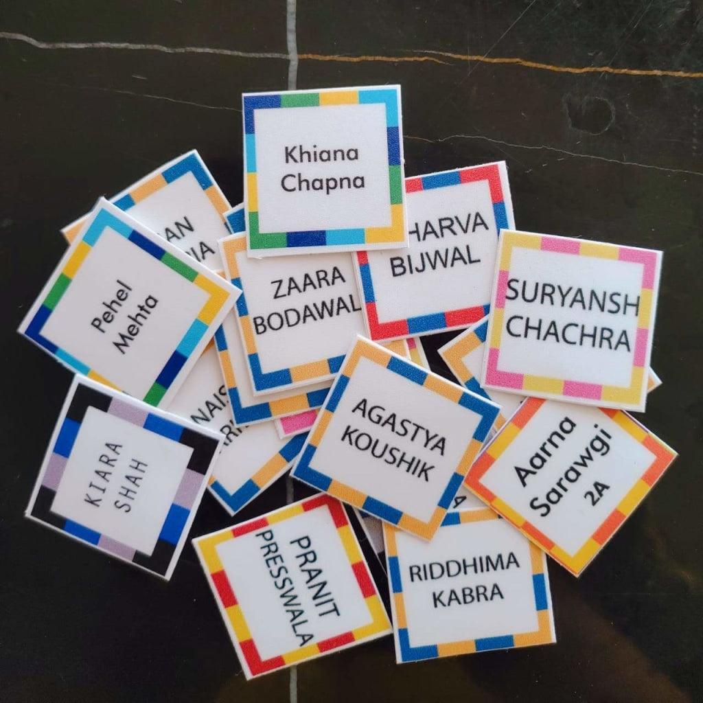 Personalised Shoe Stickers & Labels - Set of 24 Chatterbox Labels