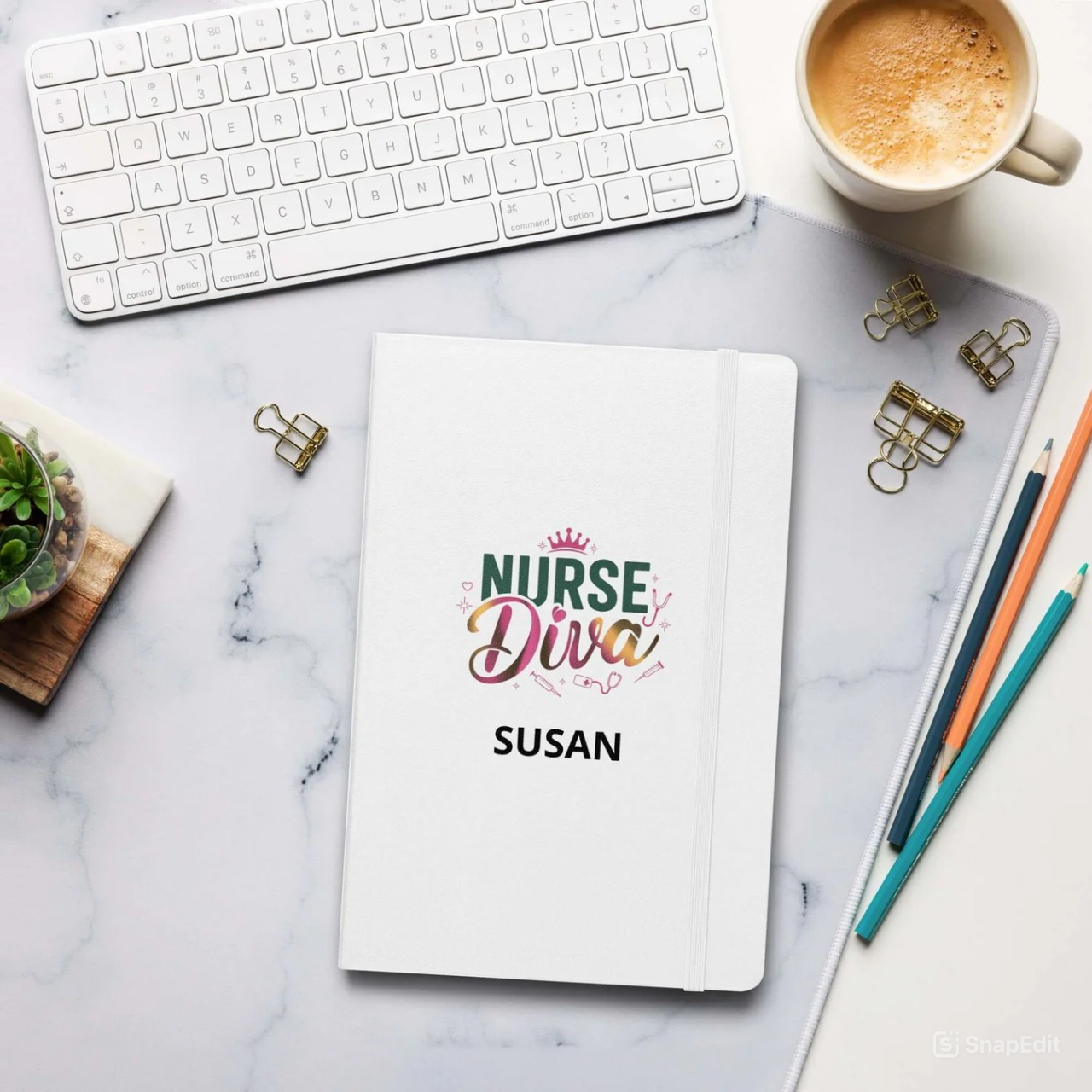 Personalized Hardcover Bound Notebook – A Must-Have for Every Nurse