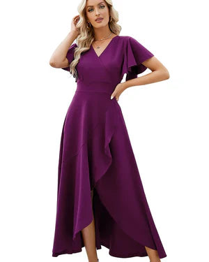 Bridesmaid Dress - Purple / Large