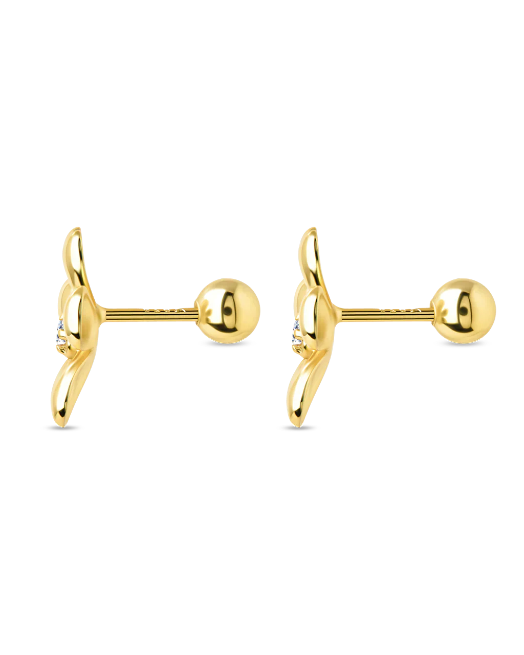 Jocelyn CZ Micro Flower Stud Earrings