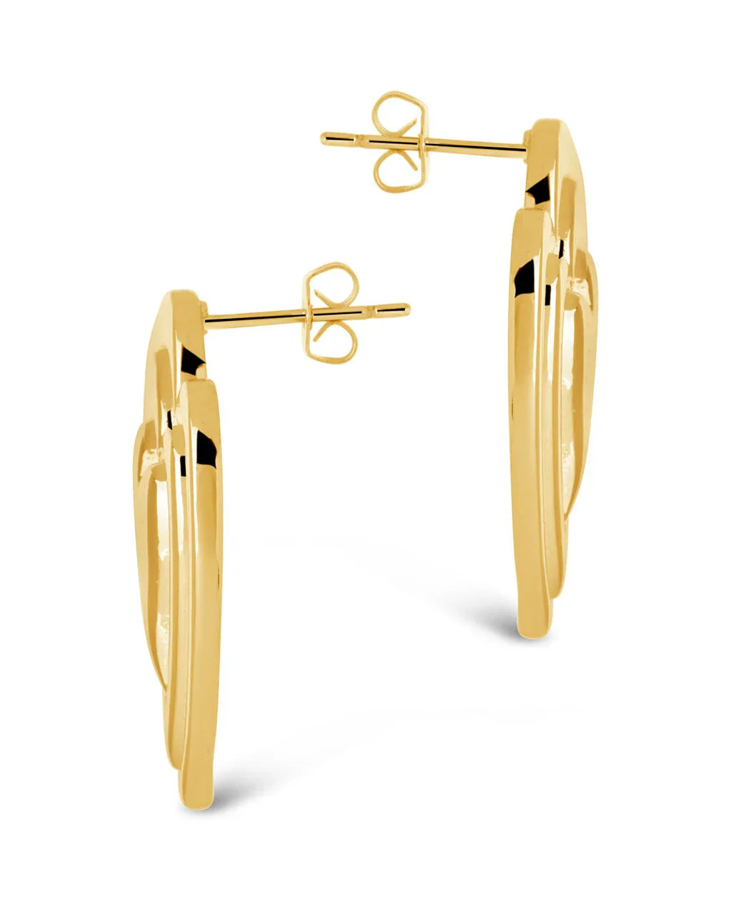 Beating Heart Statement Stud Earrings